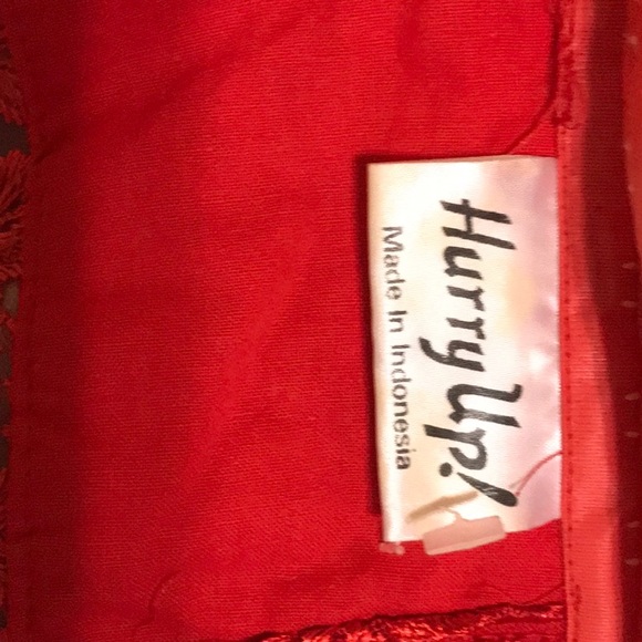 Red sequin bustier - Picture 2 of 9